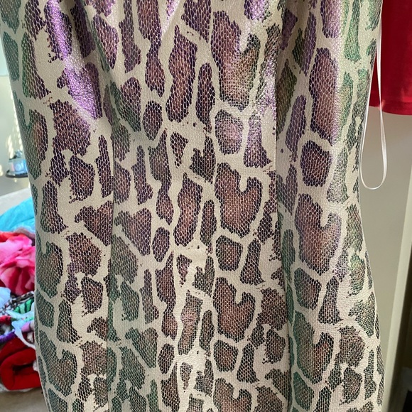 Animal print metallic dress - Picture 3 of 5